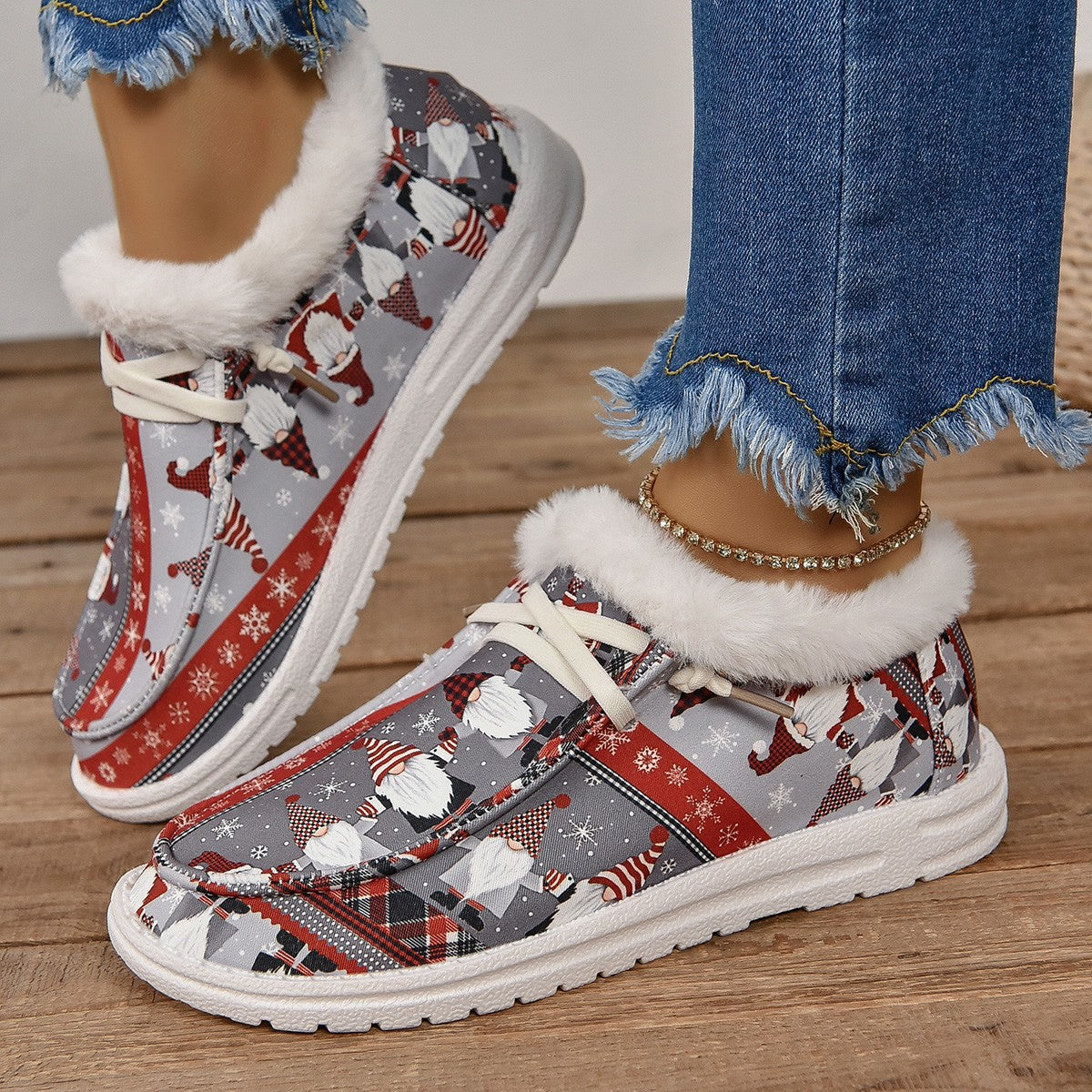 HearthStep Quilted Cotton Shoes, product view 2