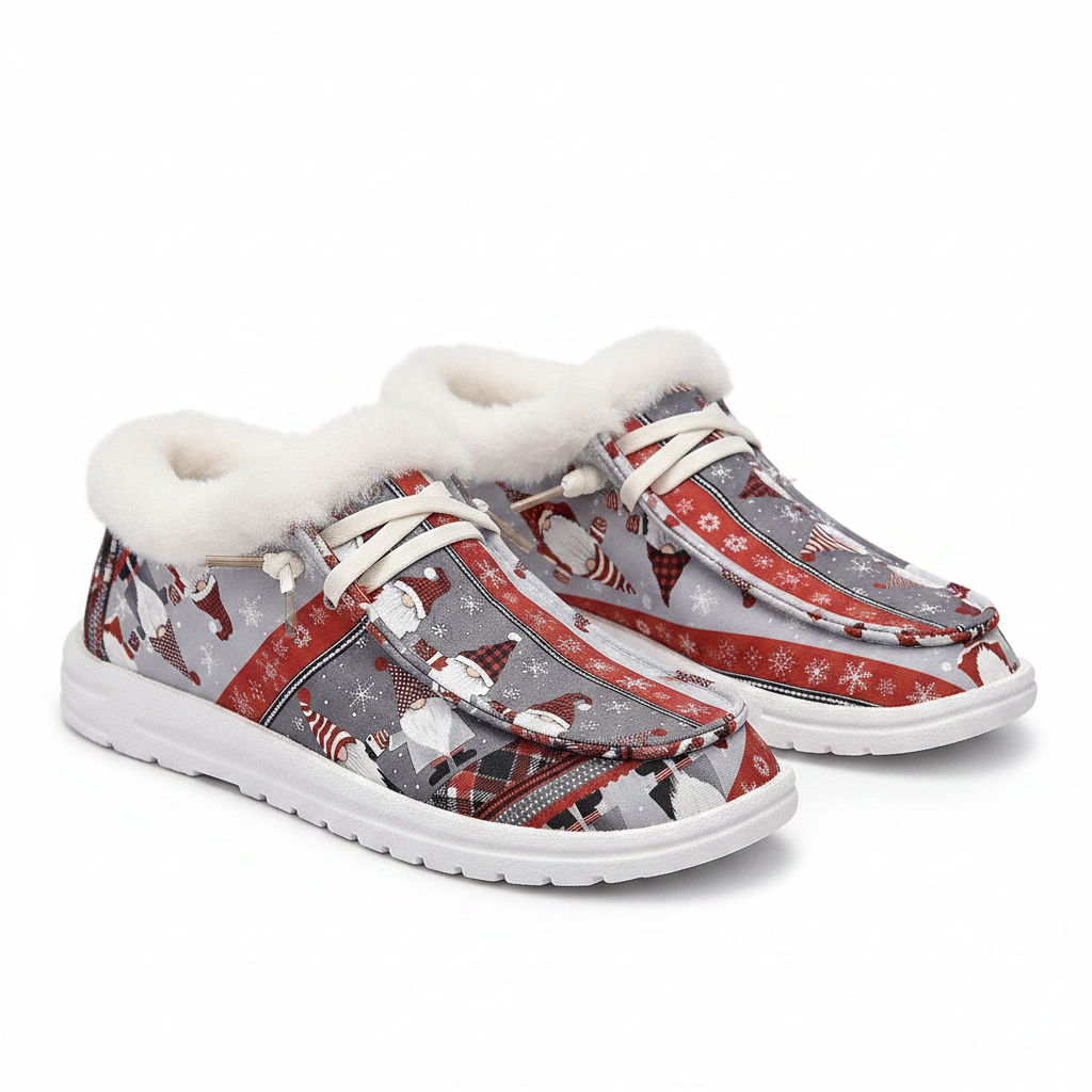 HearthStep Quilted Cotton Shoes