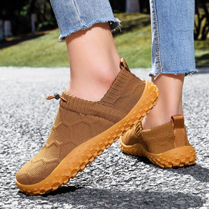 WideStride Wide-Toe Knit Barefoot Walking Shoes, product view 2
