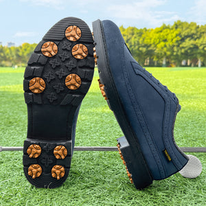 GripCourt Cleated Matte Leather Shoes, product view 6