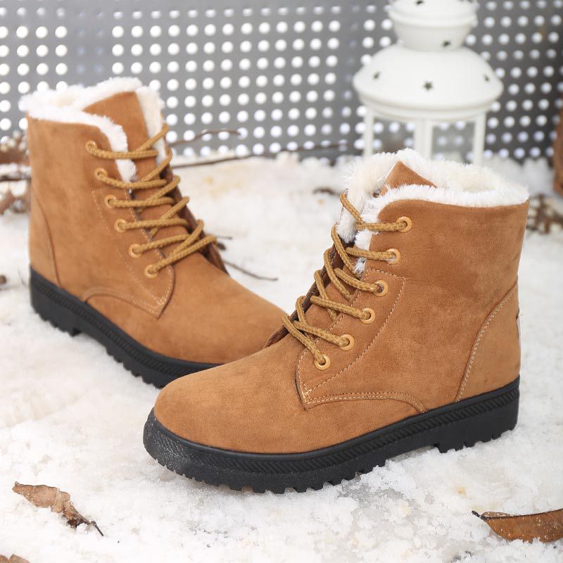 Snowtrek Waterproof Suede Winter Boots, product view 4