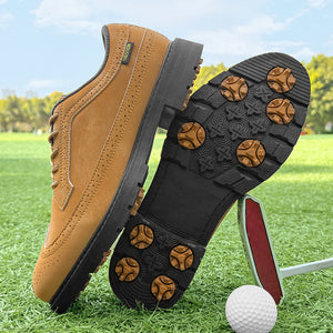 GripCourt Cleated Matte Leather Shoes, product view 7