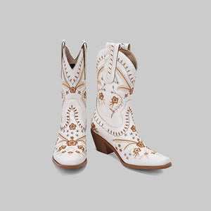 WestRose Embroidered Western Boots, product view 12