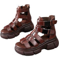 Platewalk Platform Fish-Mouth Roman Sandals, product view 1
