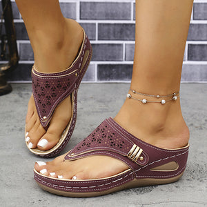 HerringStep Herringbone Strap Wedge Sandals, product view 7