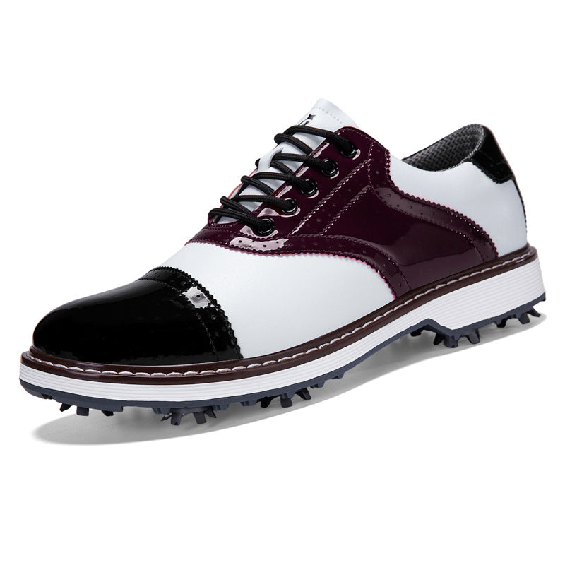 Fairwayspike Genuine Leather Golf Shoes, product view 1