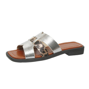 SlipShine One-Strap Flat Slip-On Sandals, product view 1