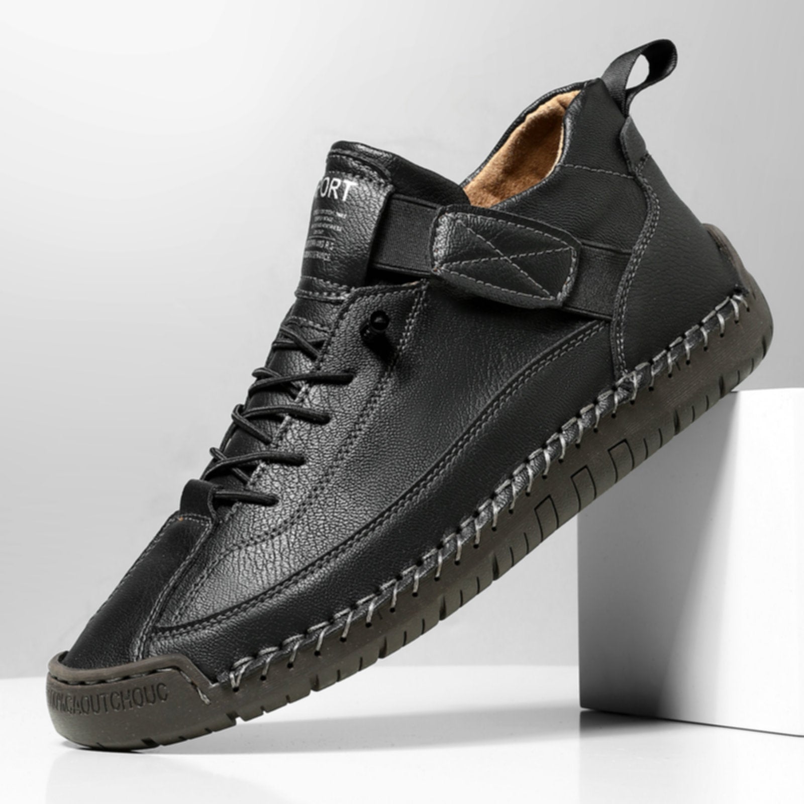 CraftBoot Stitched Leather Boots, product view 4