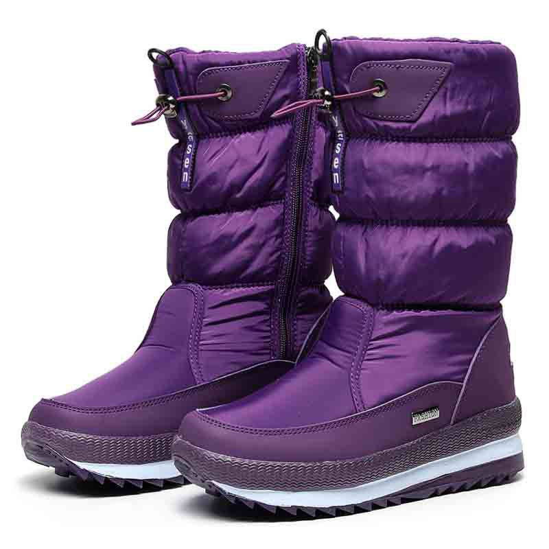 PolarGrace Women's Plush Mid-Calf Boots