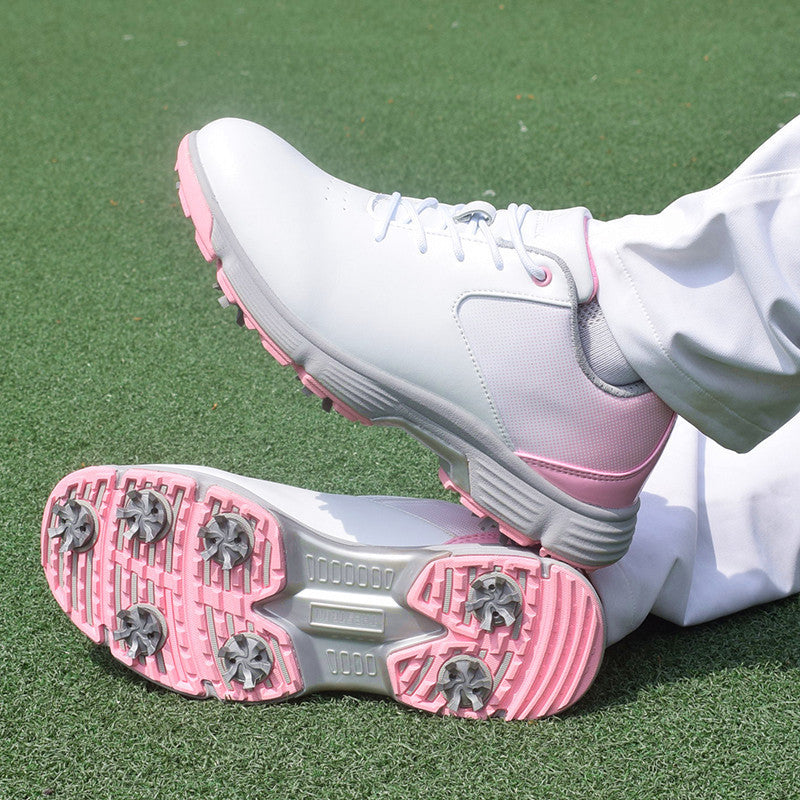 RoomyFairway Wide-Fit Spiked Women's Golf Shoes, product view 2