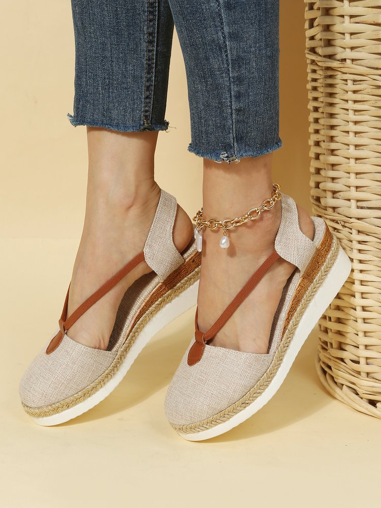 Ropeline Vintage Hemp Open-Back Sandals, product view 5