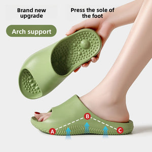 RelaxArch Acupressure Arch Support Slippers, product view 2