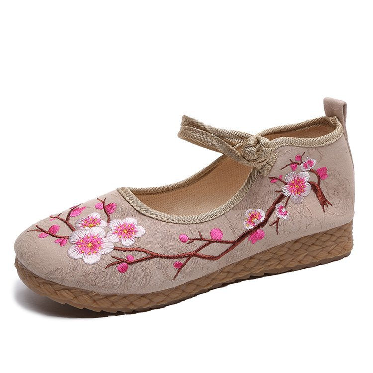 LotusPath Embroidered Cloth Shoes, product view 6
