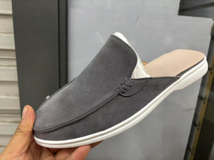 Homerest Wool-Lined Slip-On Slippers, product view 6