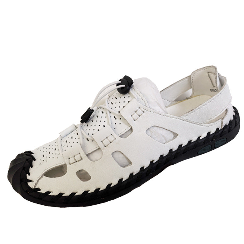 Airhide Closed-Toe Leather Sandals, product view 9