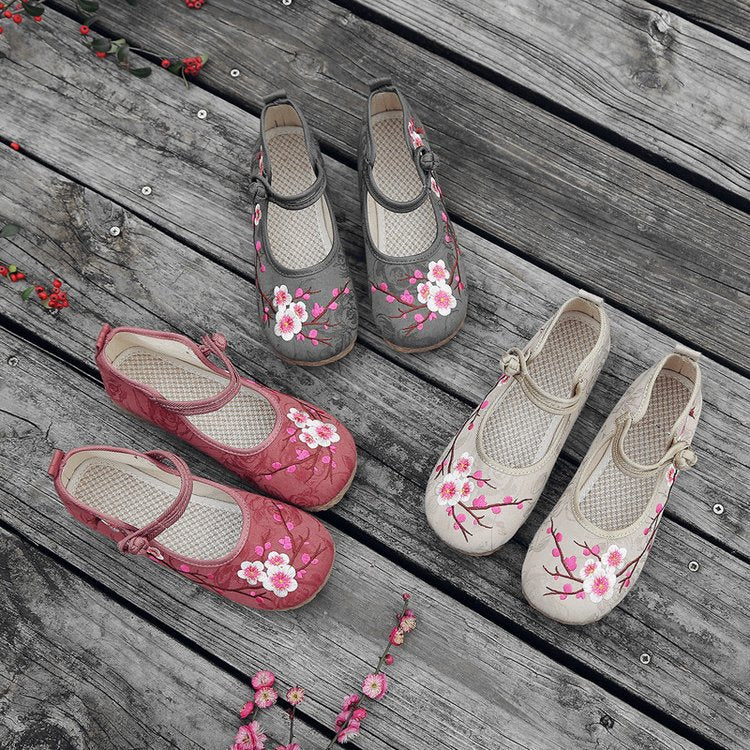 LotusPath Embroidered Cloth Shoes, product view 7