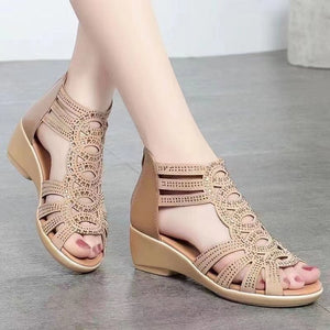 Airwedge Breathable Hollow-Out Wedge Sandals, product view 2