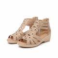 Airwedge Breathable Hollow-Out Wedge Sandals