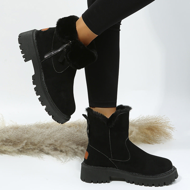 Plushcalf Fleece-Lined Winter Boots, product view 3