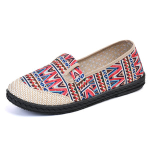 MeadowLane Embroidered Flats, product view 1
