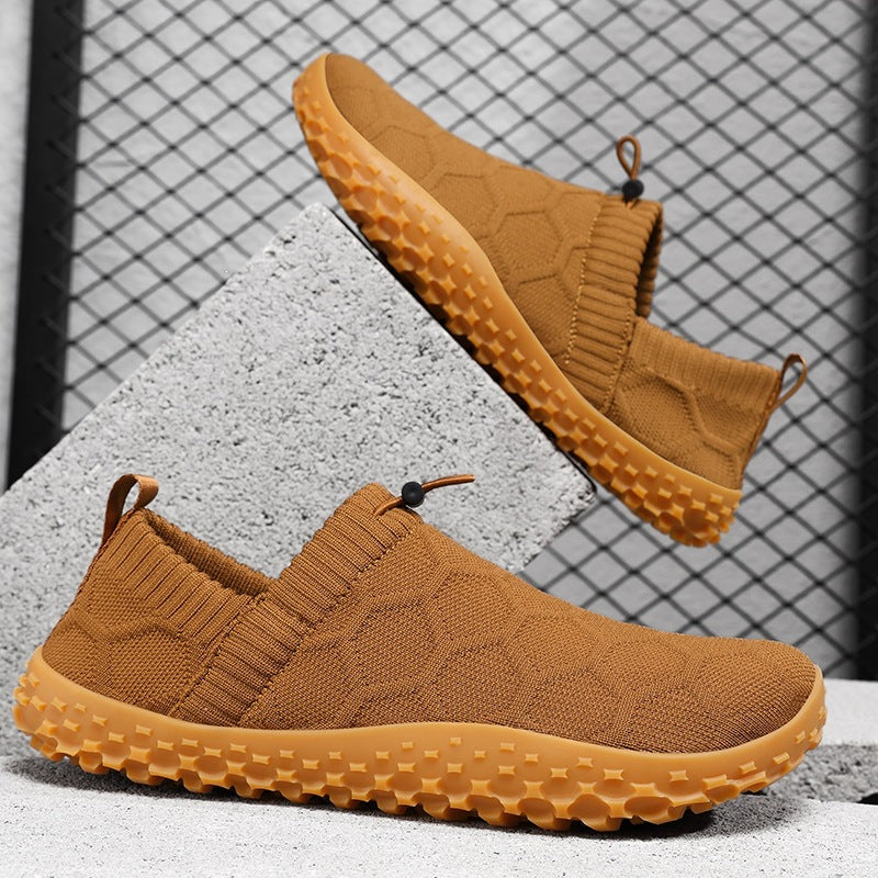 WideStride Wide-Toe Knit Barefoot Walking Shoes, product view 10