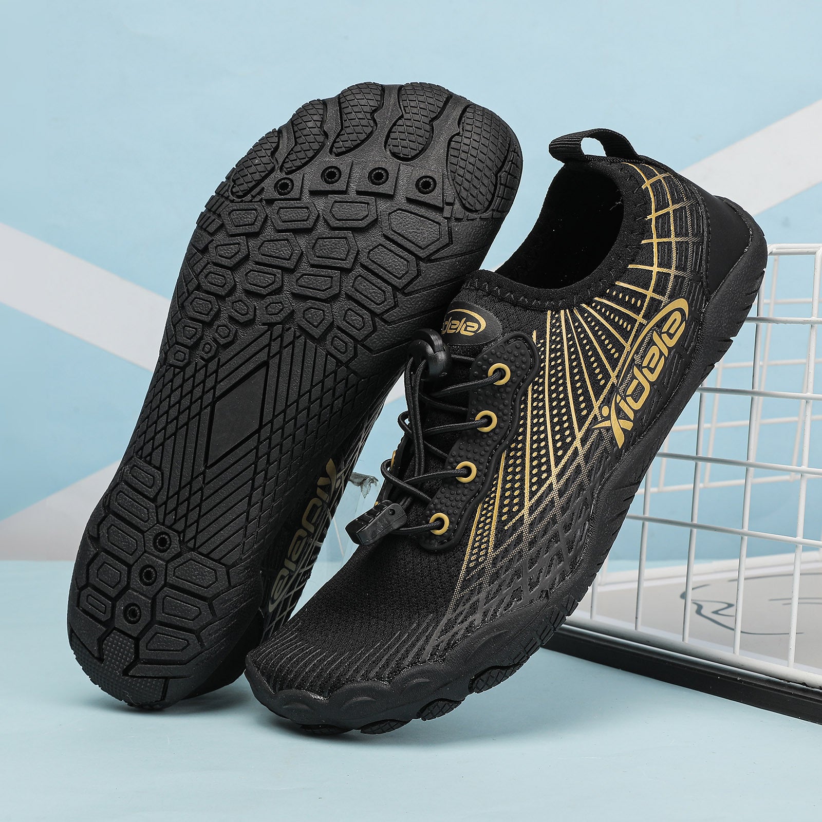 BeachToe Flex Five-Toe Quick-Drain Water Shoes