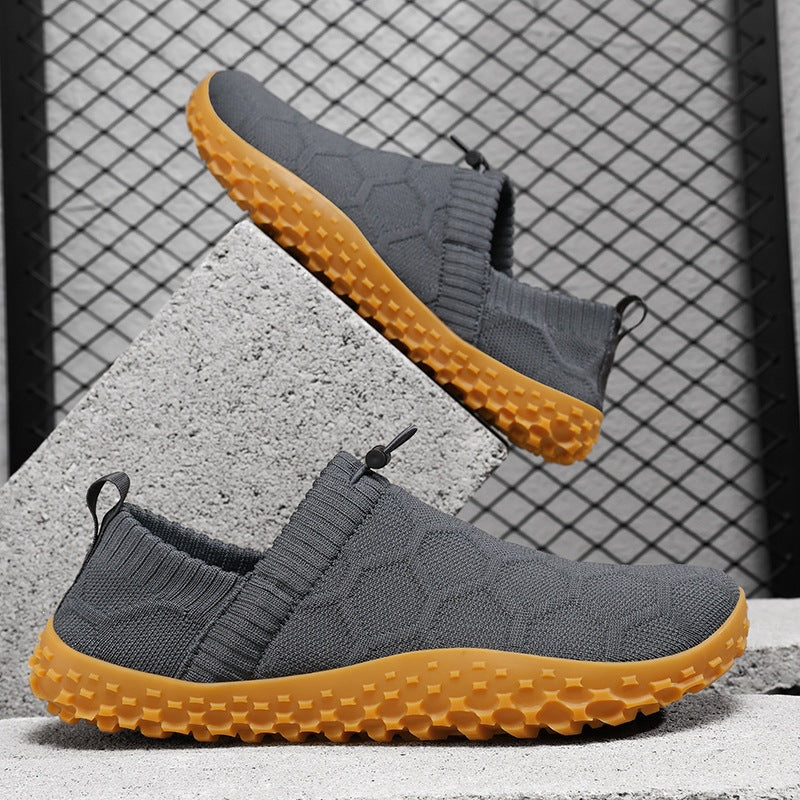 WideStride Wide-Toe Knit Barefoot Walking Shoes, product view 7
