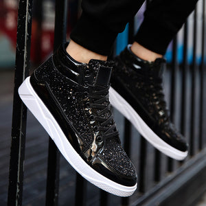 UrbanBoot Sneaker Boots in Metallic Finish, product view 9