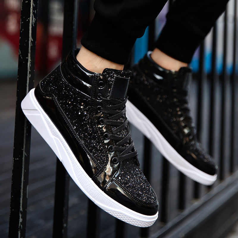 UrbanBoot Sneaker Boots in Metallic Finish, product view 9