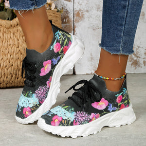 PetalWalk Canvas Wedge Shoes, product view 5
