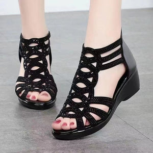 Airwedge Breathable Hollow-Out Wedge Sandals, product view 6