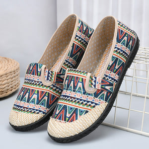 MeadowLane Embroidered Flats, product view 2