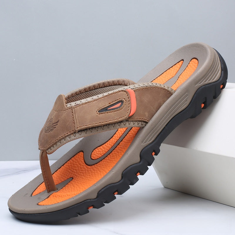 Craftflop Handmade Leather Flip-Flops, product view 3