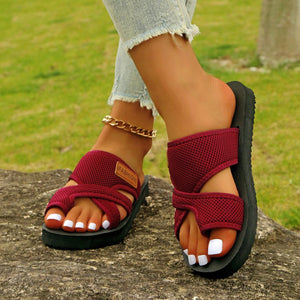 AiryThong Breathable Mesh Thong Flat Sandals, product view 5