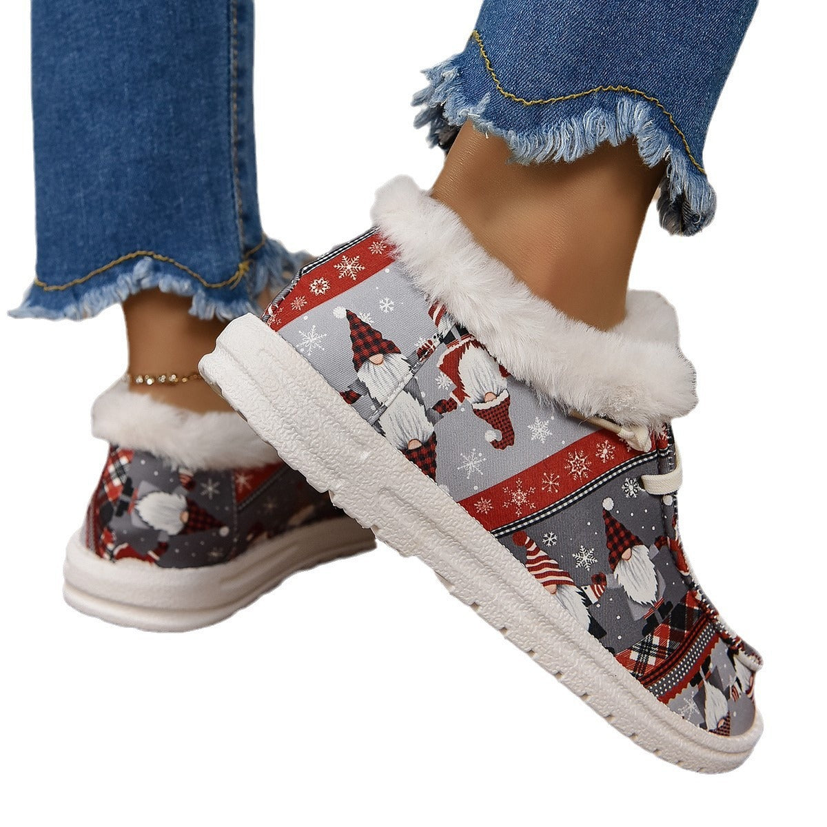 HearthStep Quilted Cotton Shoes, product view 1