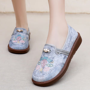 CottageEase Embroidered Slip-Ons, product view 7