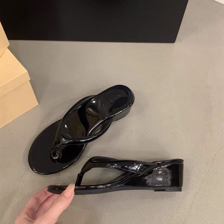 CoastWedge Covered-Toe Wedge Flip-Flops, product view 6