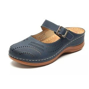 Retrowedge Hollow Half-Covered Wedge Sandals, product view 38