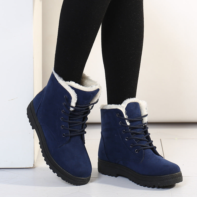 Snowtrek Waterproof Suede Winter Boots, product view 5