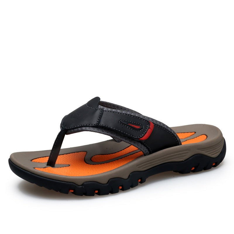 Craftflop Handmade Leather Flip-Flops, product view 1
