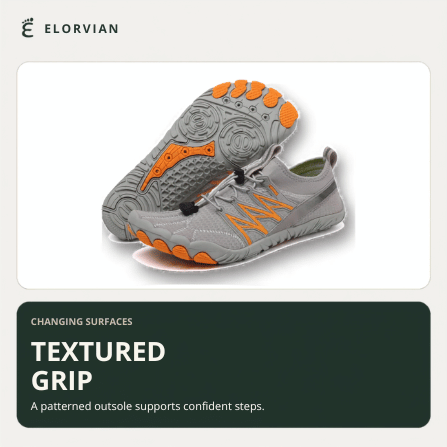 Tidepool Junior kids water shoes textured grip outsole feature image